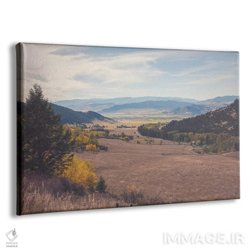 تابلو دره بهشت مونتانا اثر آن هادک - نمای پرسپکتیو محصول