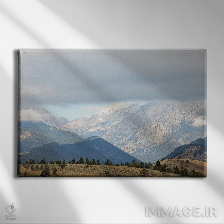 تابلو جادههای فرعی مونتانا ۳ اثر آن هادک - نمای روبهرو روی دیوار