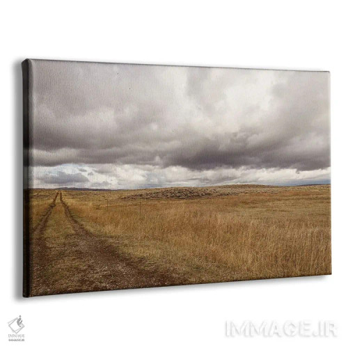 تابلو ابرهای طوفانی بر فراز دشت مونتانا اثر آن هادک - نمای پرسپکتیو محصول