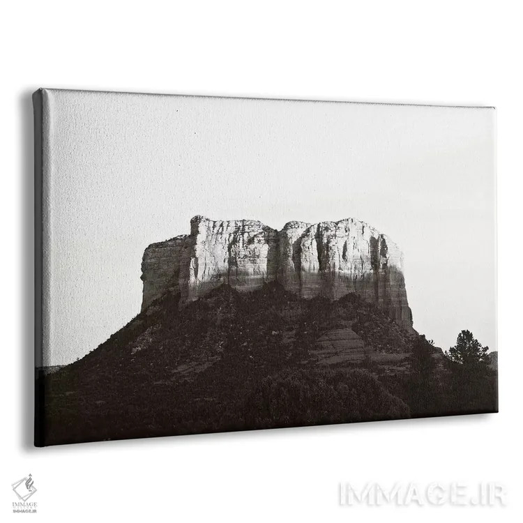 تابلو مینیمالیسم بیابان اثر آن هادک - نمای پرسپکتیو محصول