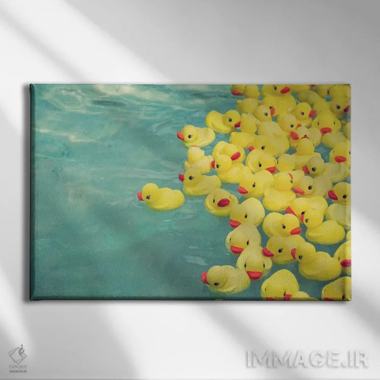 تابلو گریز از معمول اثر آن هادک - نمای روبهرو روی دیوار