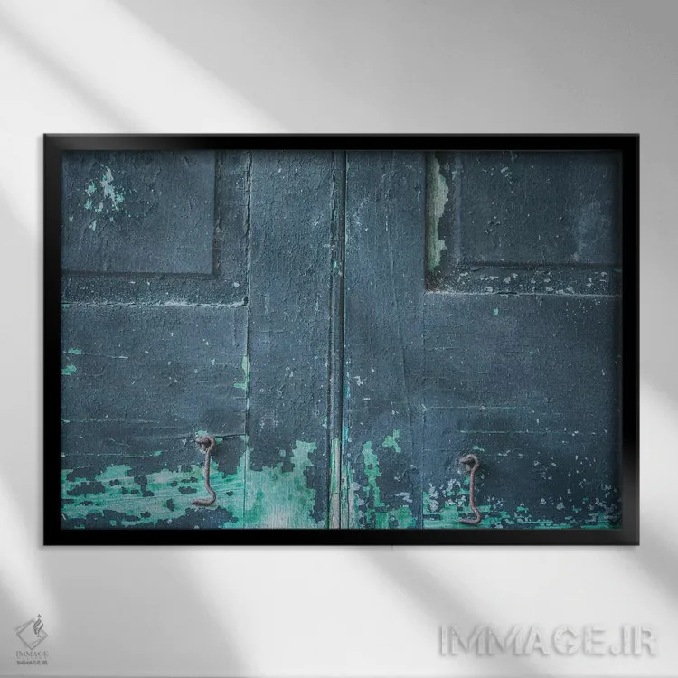 تابلو بلوزهای محله فرانسوی ۱ اثر آن هادک - نمای قابدار مشکی