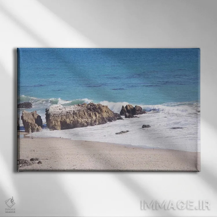 تابلو گرباورها مالیبو ۱ اثر آن هادک - نمای روبهرو روی دیوار