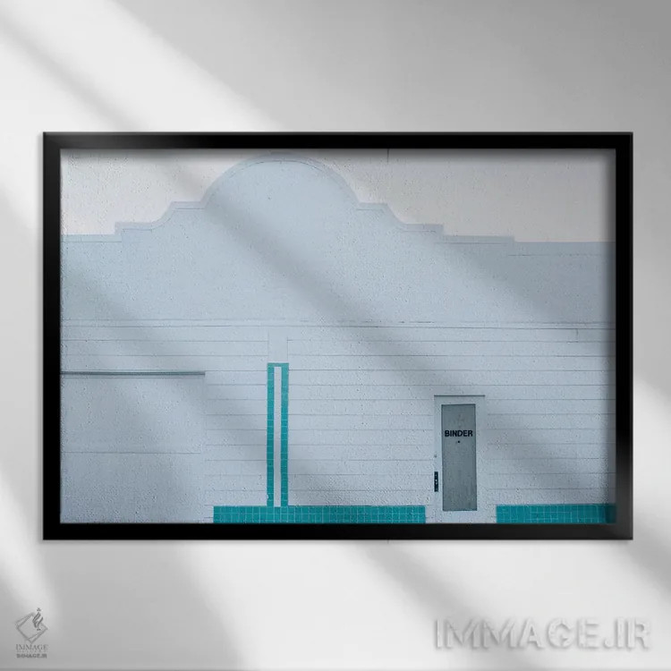 تابلو آرت دکوی مارفا اثر آن هادک - نمای قابدار مشکی