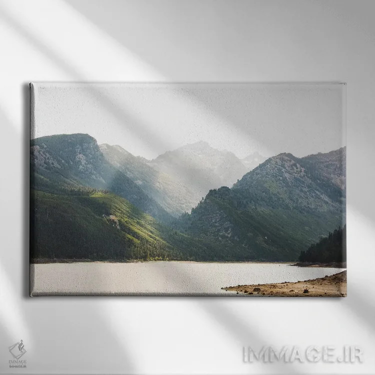 تابلو باران تابستانی مونتانا اثر آن هادک - نمای روبهرو روی دیوار