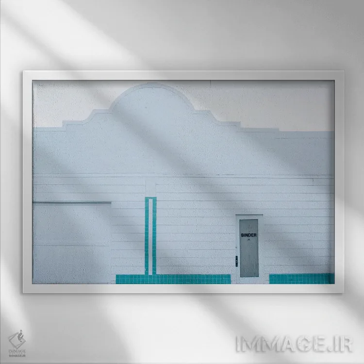 تابلو آرت دکوی مارفا اثر آن هادک - نمای قابدار سفید