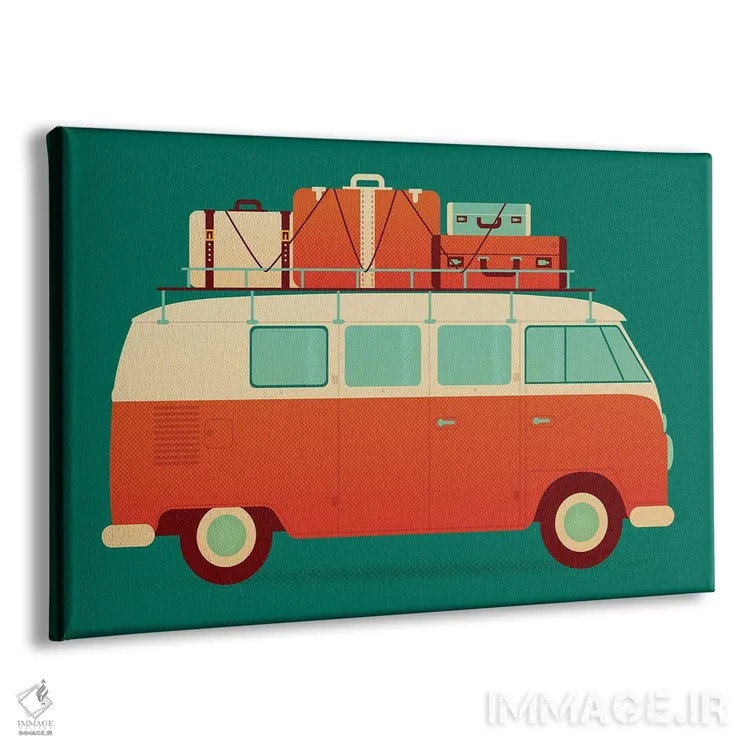 تابلو تعطیلات دهه ۶۰ اثر برگر بولت - نمای پرسپکتیو محصول