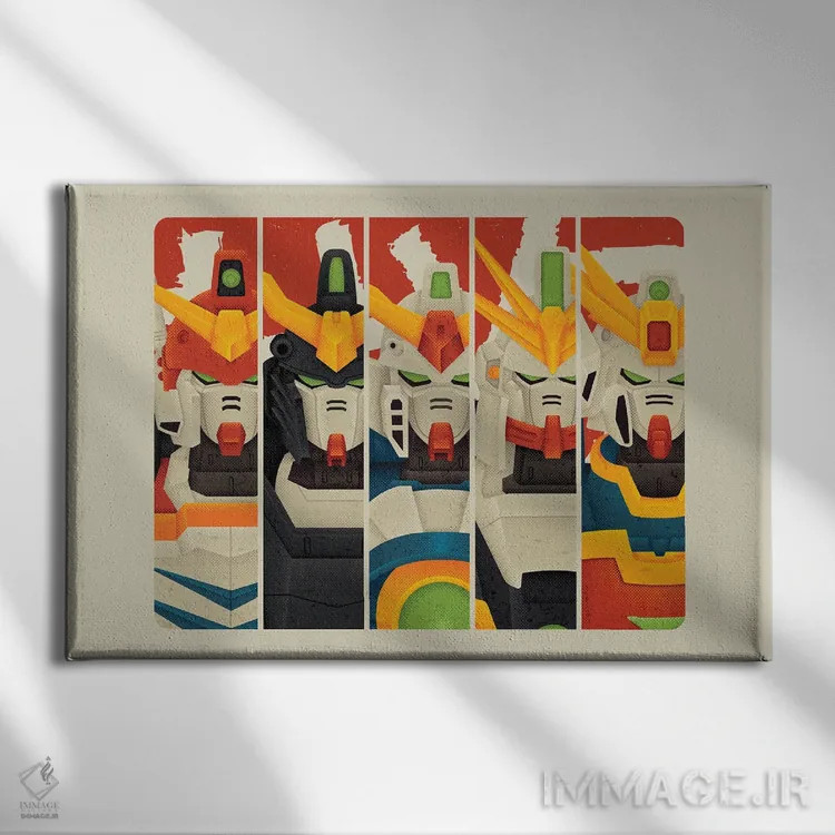 تابلو عملیات شهابسنگ اثر برگر بولت - نمای روبهرو روی دیوار