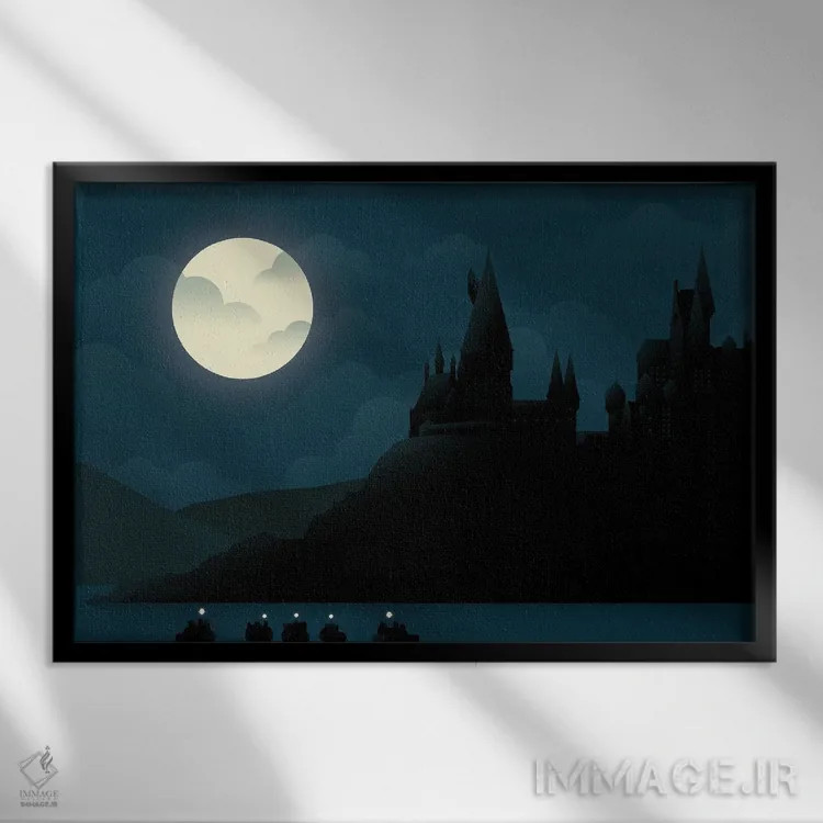 تابلو جادوگری و افسونگری اثر برگر بولت - نمای قابدار مشکی