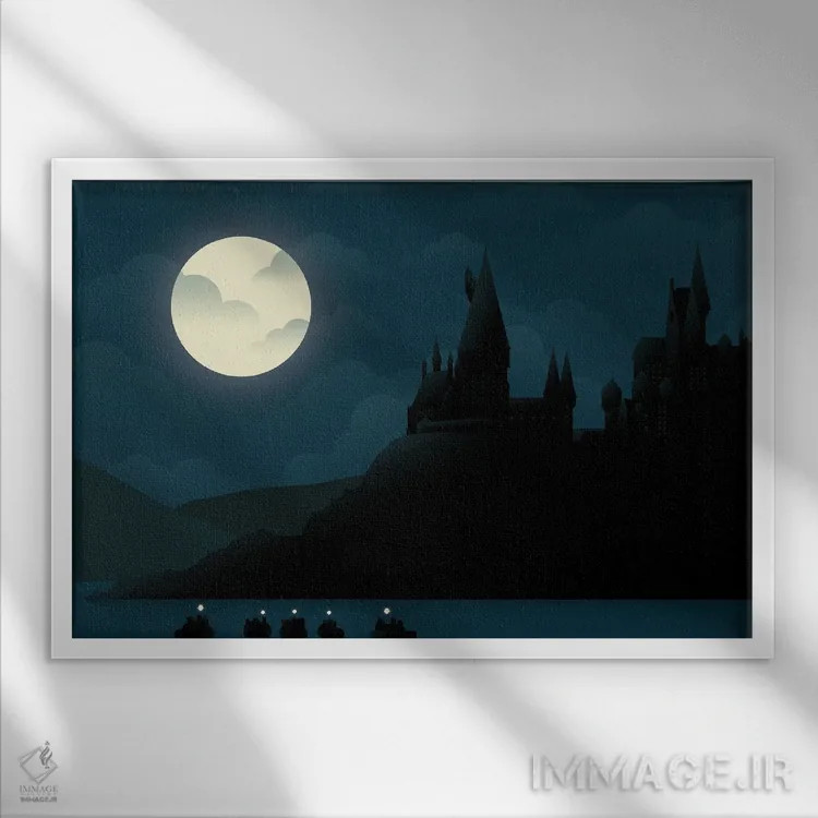 تابلو جادوگری و افسونگری اثر برگر بولت - نمای قابدار سفید