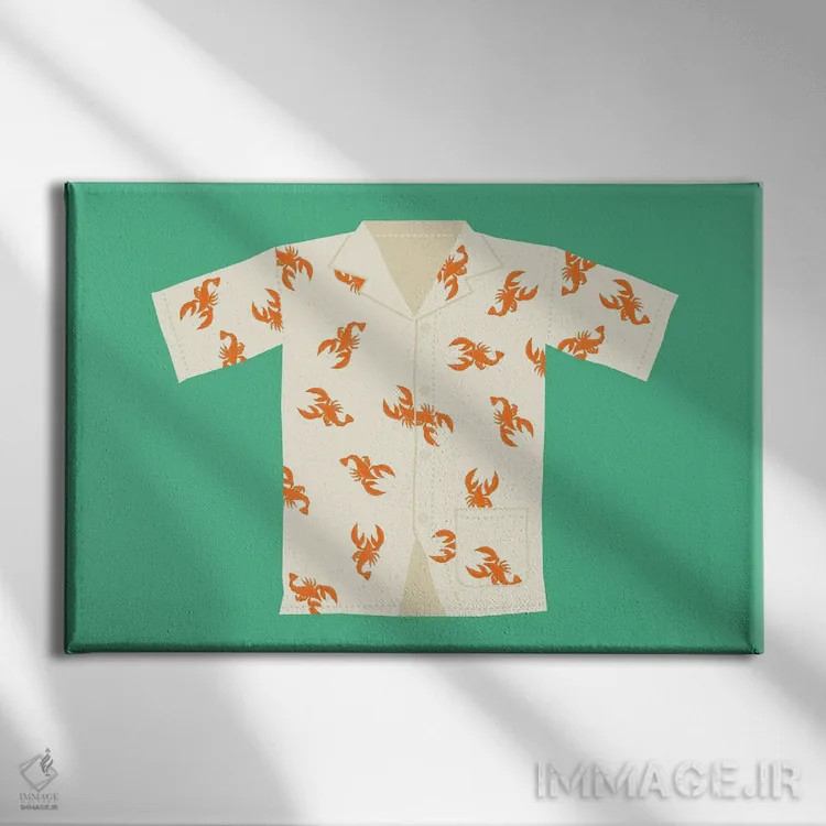 تابلو صیاد خرچنگ اثر برگر بولت - نمای روبهرو روی دیوار