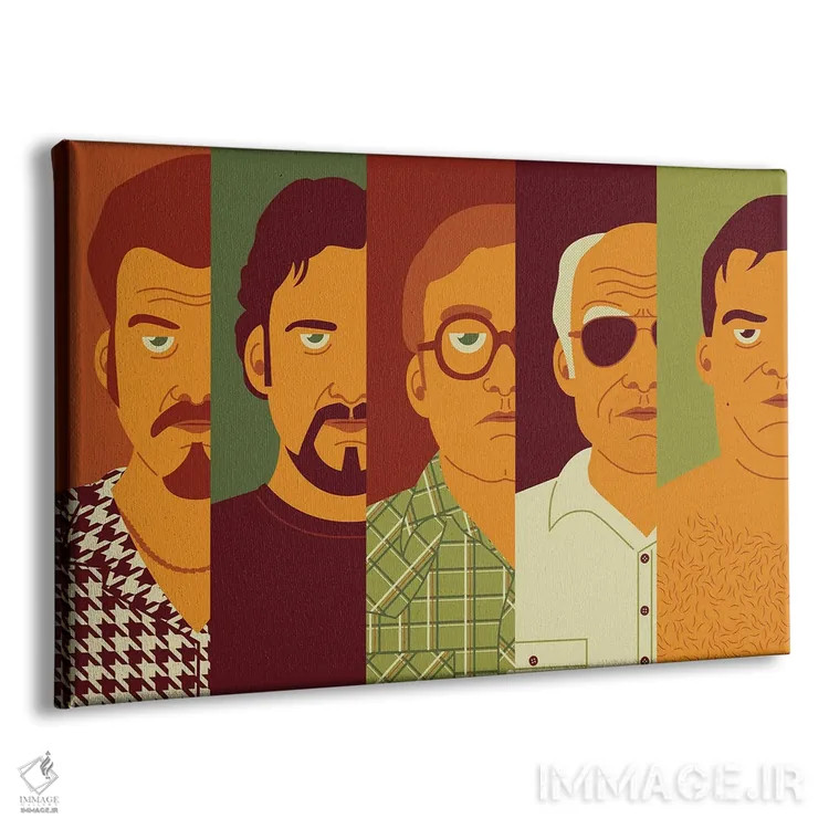 تابلو پسرها اثر برگر بولت - نمای پرسپکتیو محصول