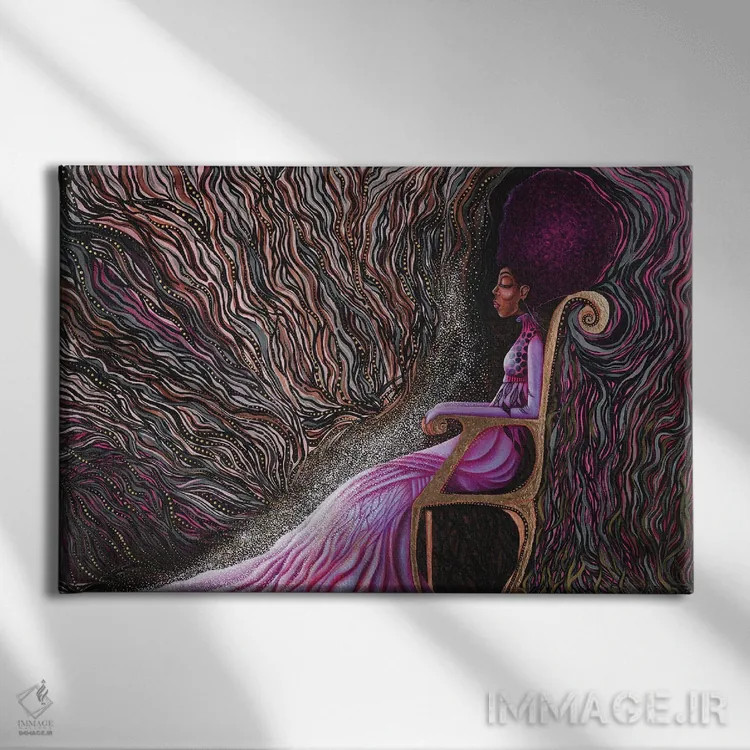 تابلو قدرت اثر اشلی جوی - نمای روبهرو روی دیوار