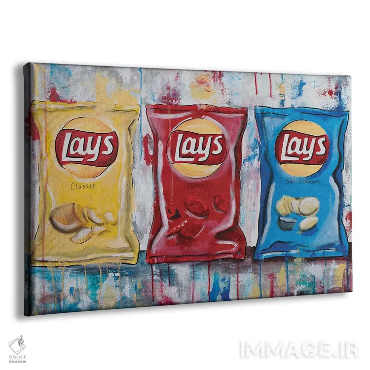 تابلو سه چیپس لی اثر آرتاش هاکوبیان - نمای پرسپکتیو محصول
