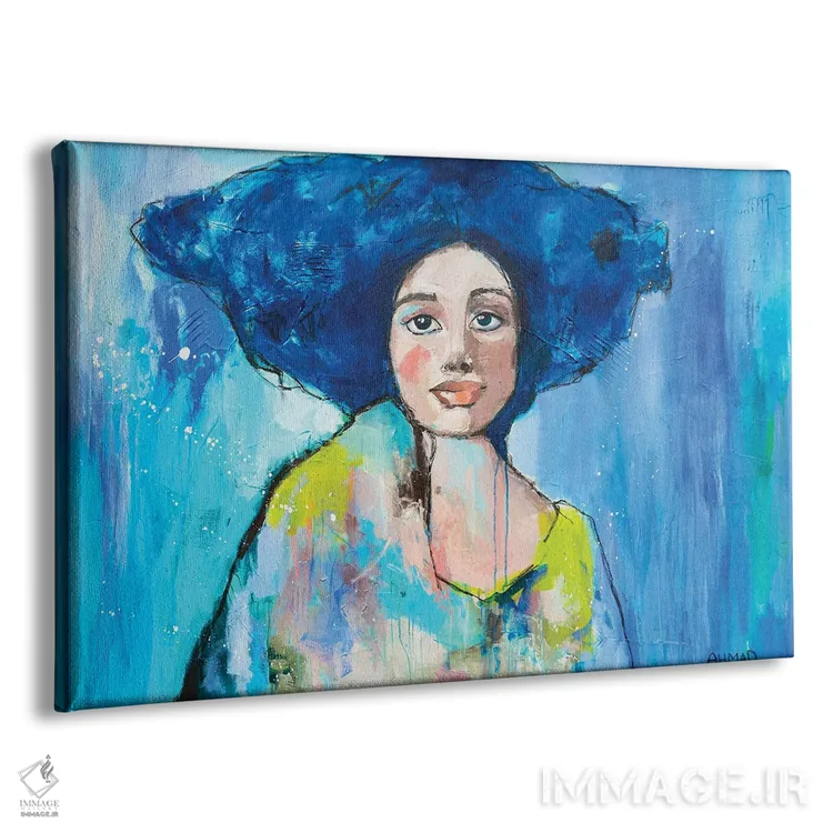 تابلو ملکه زمین اثر جولی احمد - نمای پرسپکتیو محصول