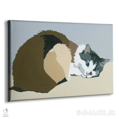 تابلو کلبرت روی زمینه خاکستری (احتمالاً اسم شخص یا حیوان) اثر جولی احمد - نمای پرسپکتیو محصول