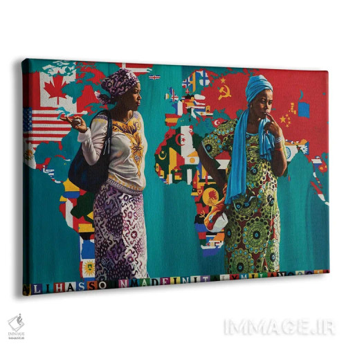 تابلو ساخت ایتالیا میلان اثر علی حسون - نمای پرسپکتیو محصول