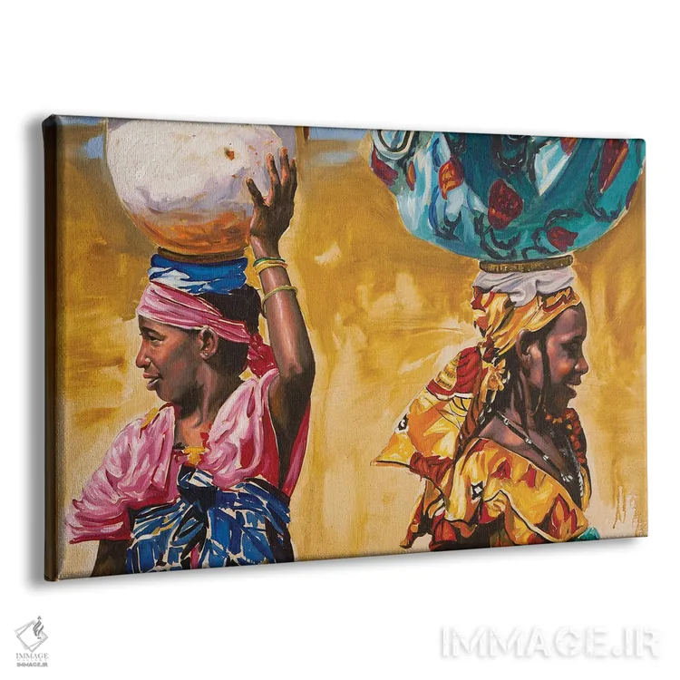 تابلو جعبههای جواهر اثر علی حسون - نمای پرسپکتیو محصول