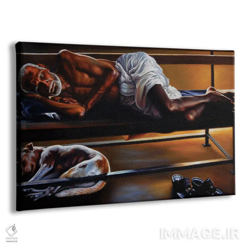 تابلو رهگذر/مسافر اثر علی حسون - نمای پرسپکتیو محصول