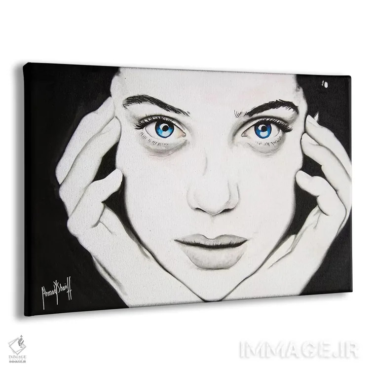 تابلو شاید اثر احمد شریف - نمای پرسپکتیو محصول