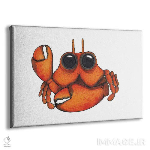 تابلو خرچنگ "کارلوس" اثر آن هاچینسون - نمای پرسپکتیو محصول