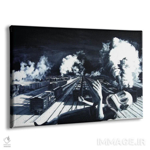تابلو آیا آنقدر بالا هستیم که این مسیرها را پشت سر بگذاریم؟ اثر الک هاکسلی - نمای پرسپکتیو محصول