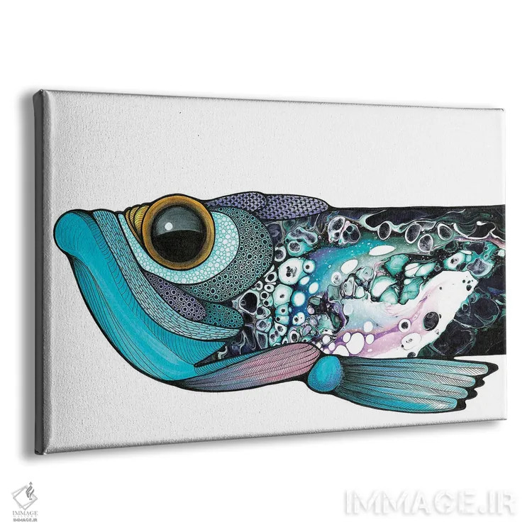 تابلو ماهی چشمدرشت اثر آن هاچینسون - نمای پرسپکتیو محصول