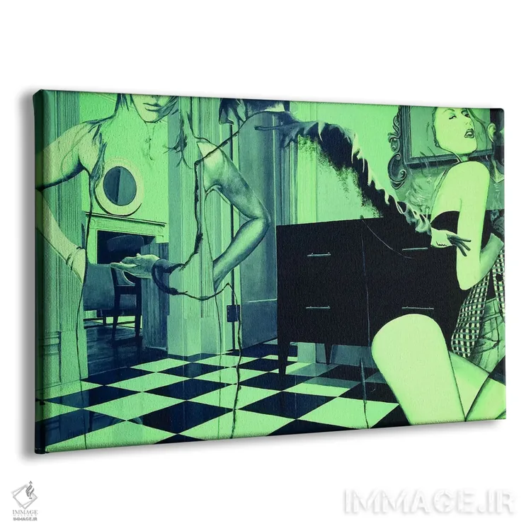 تابلو پیش از اینکه زیادی خورده باشی (مفهومی) اثر الک هاکسلی - نمای پرسپکتیو محصول