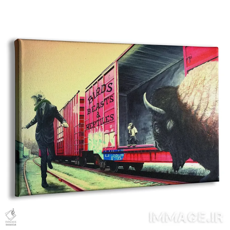 تابلو انگار واردش شدم مثل یک رویا یا تب (مفهومی) اثر الک هاکسلی - نمای پرسپکتیو محصول