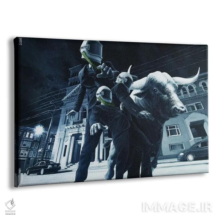 تابلو سقوط انسان (مفهومی یا علمی) اثر الک هاکسلی - نمای پرسپکتیو محصول