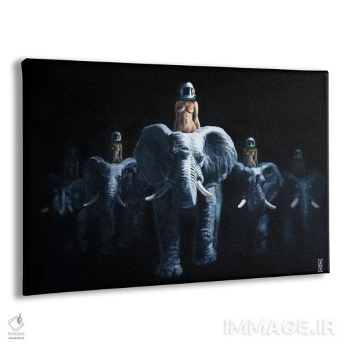 تابلو مرگ هانیبال اثر الک هاکسلی - نمای پرسپکتیو محصول