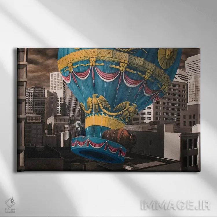 تابلو پاسپارتو (نام خاص یا کلید همهکاره) اثر الک هاکسلی - نمای روبهرو روی دیوار