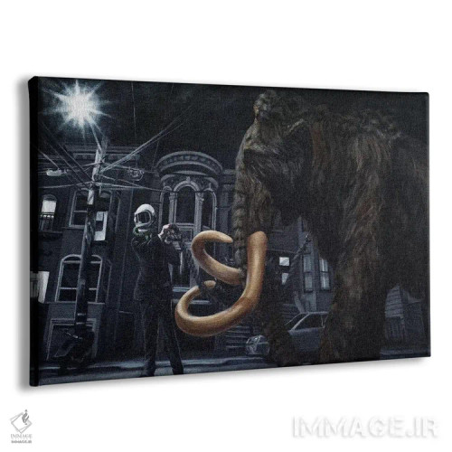 تابلو سرت به کار خودت باشه اثر الک هاکسلی - نمای پرسپکتیو محصول