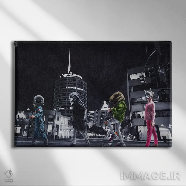 تابلو شبانگاه ارواح خبیثه اثر الک هاکسلی - نمای روبهرو روی دیوار