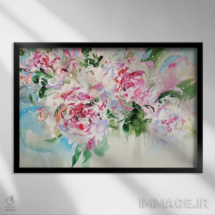 تابلو خاطرات تابستانی اثر آنا چر - نمای قابدار مشکی