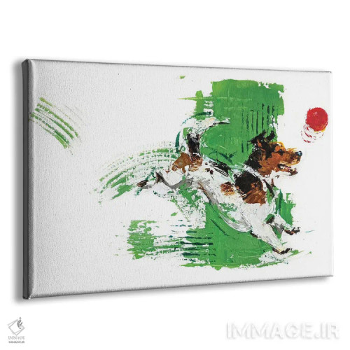 تابلو توپ قرمز اثر آنا چر - نمای پرسپکتیو محصول