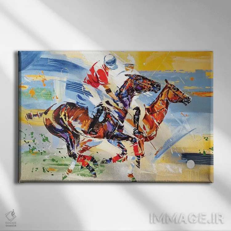 تابلو تعقیب سایه اثر آنا چر - نمای روبهرو روی دیوار