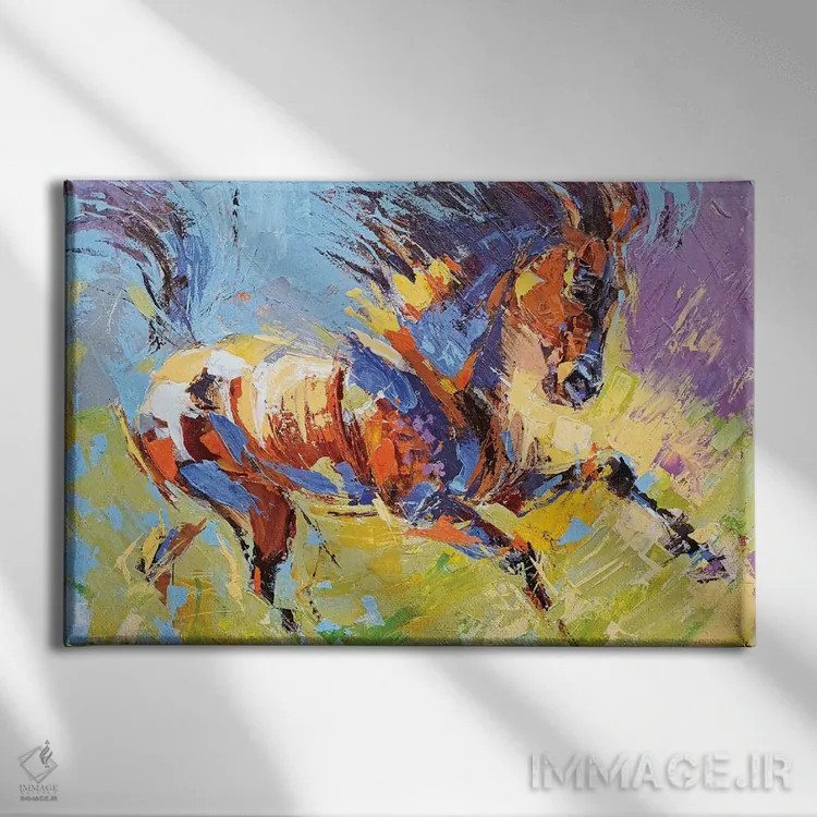 تابلو درخشش اثر آنا چر - نمای روبهرو روی دیوار