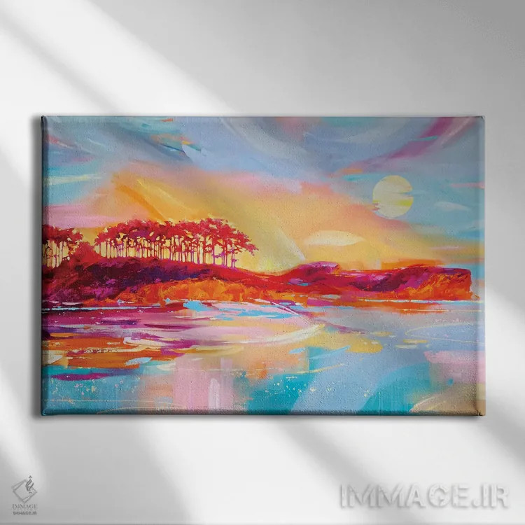 تابلو یه آرزو کن اثر آنا چر - نمای روبهرو روی دیوار