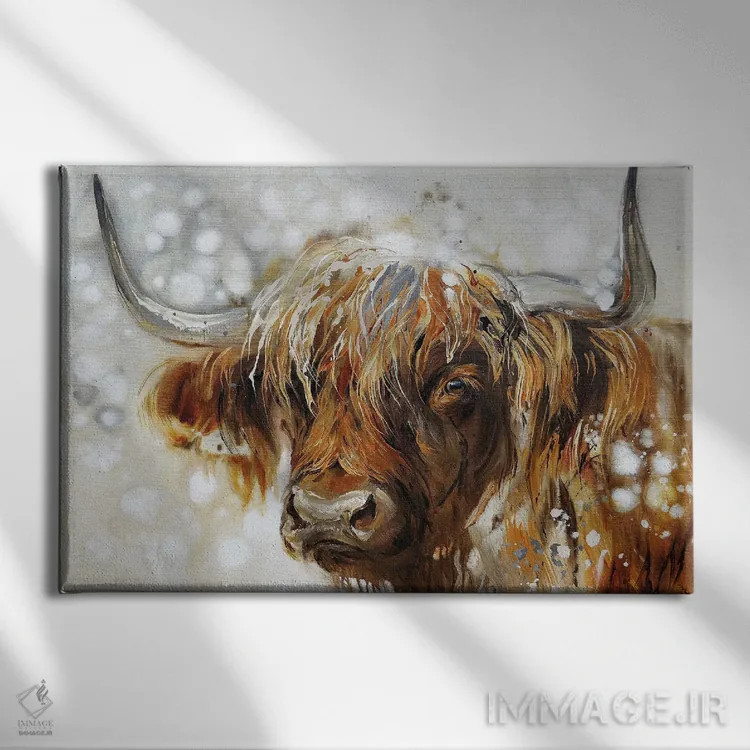 تابلو صبح مرتفع اثر آنا چر - نمای روبهرو روی دیوار