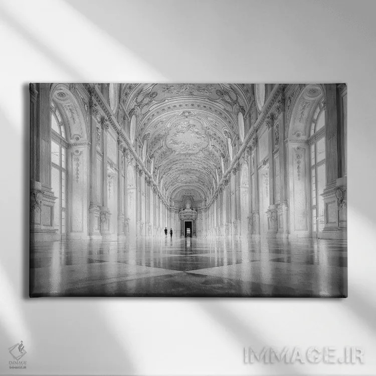 تابلو گمشده در نور اثر آیدا یانِوا - نمای روبهرو روی دیوار