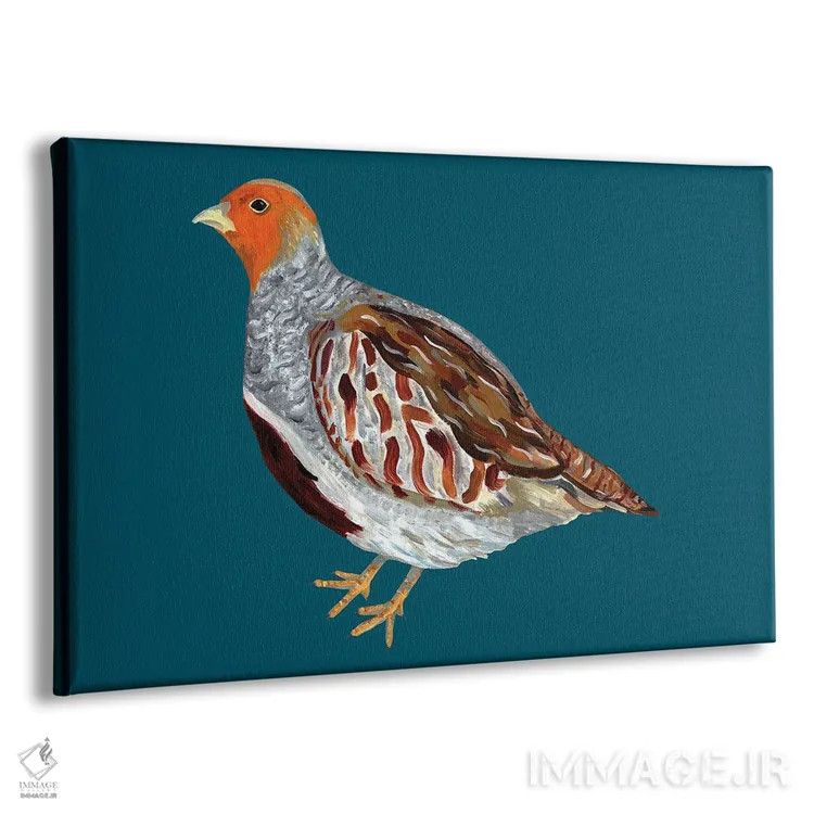 تابلو پردهٔ خاکستری انگلیسی اثر آلیس استراکر - نمای پرسپکتیو محصول