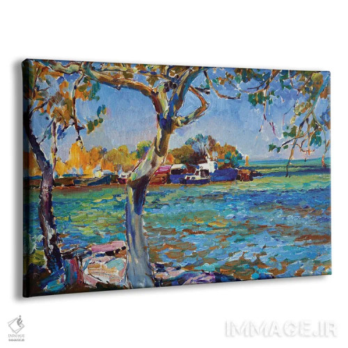 تابلو بندر آرام دریا اثر اندریی کوتساچنکو - نمای پرسپکتیو محصول