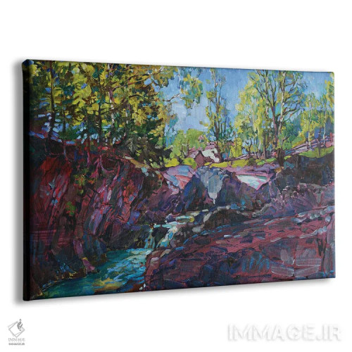 تابلو درهٔ کوهستانی اثر اندریی کوتساچنکو - نمای پرسپکتیو محصول