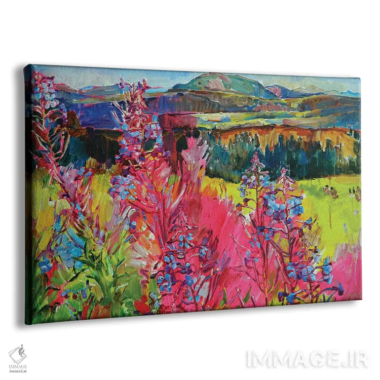 تابلو گلها در کوهستان اثر اندریی کوتساچنکو - نمای پرسپکتیو محصول