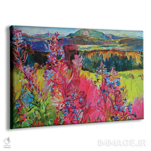 تابلو گلها در کوهستان اثر اندریی کوتساچنکو - نمای پرسپکتیو محصول