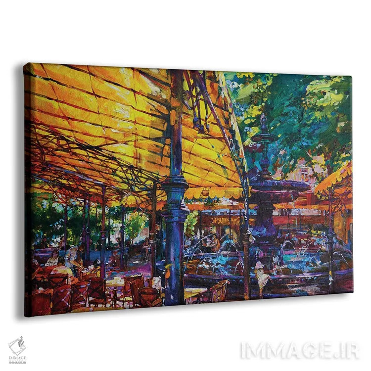 تابلو در کافه اثر اندریی کوتساچنکو - نمای پرسپکتیو محصول