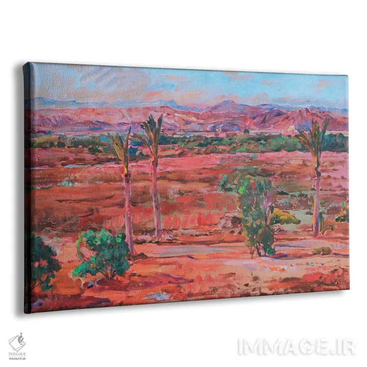 تابلو بیابان سرخ اثر اندریی کوتساچنکو - نمای پرسپکتیو محصول