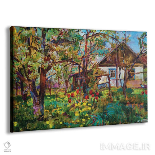 تابلو باغچهٔ بهاری اثر اندریی کوتساچنکو - نمای پرسپکتیو محصول