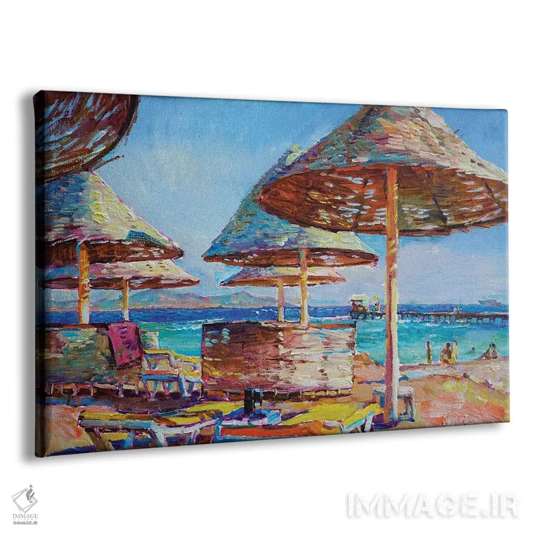 تابلو در کنار دریا اثر اندریی کوتساچنکو - نمای پرسپکتیو محصول